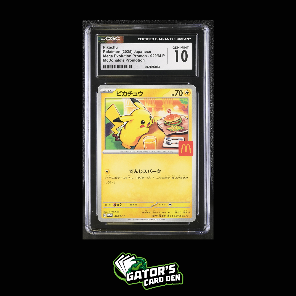 Pikachu McDonald's Promo #020 - Pokemon Japanese Mega Evolution Promos