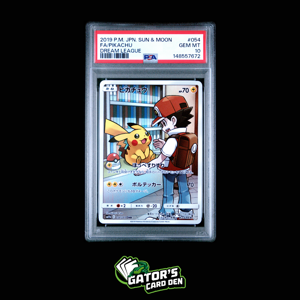 PSA 10 - Pikachu #054 - Pokemon Sun & Moon Dream League