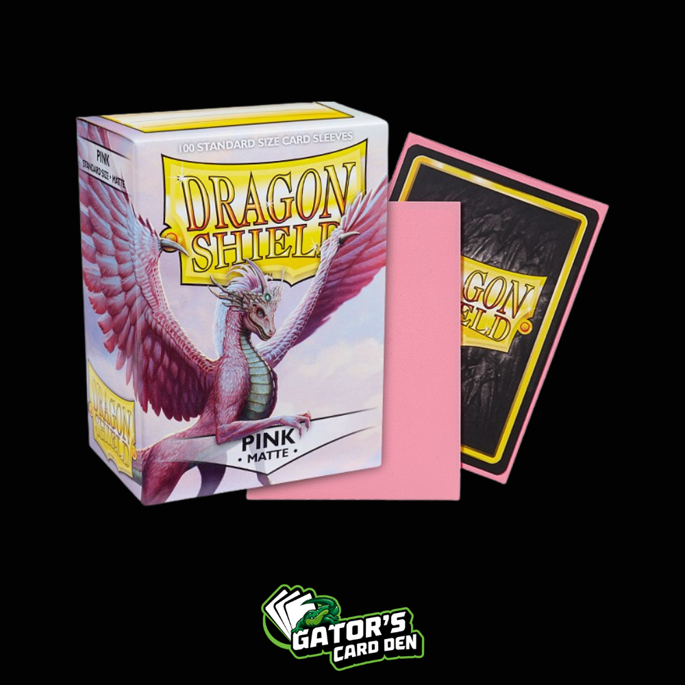Dragon Shield: Pink Standard Matte Sleeves (Box Of 100)