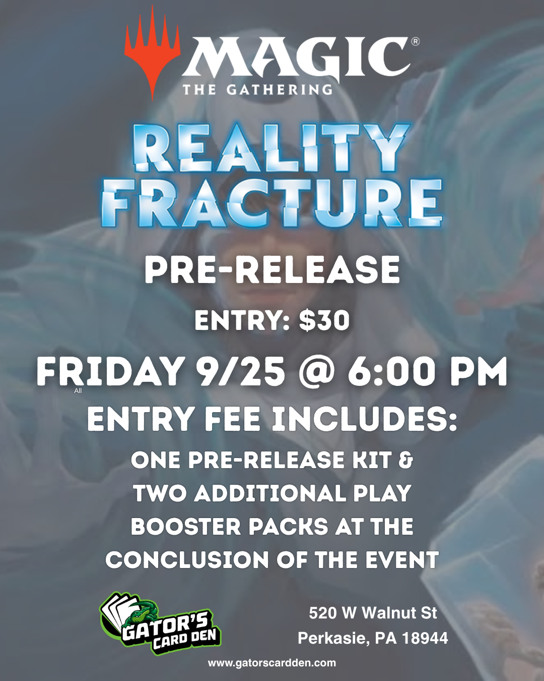Magic The Gathering Reality Fracture Prerelease - 09/25/2026 6:00PM