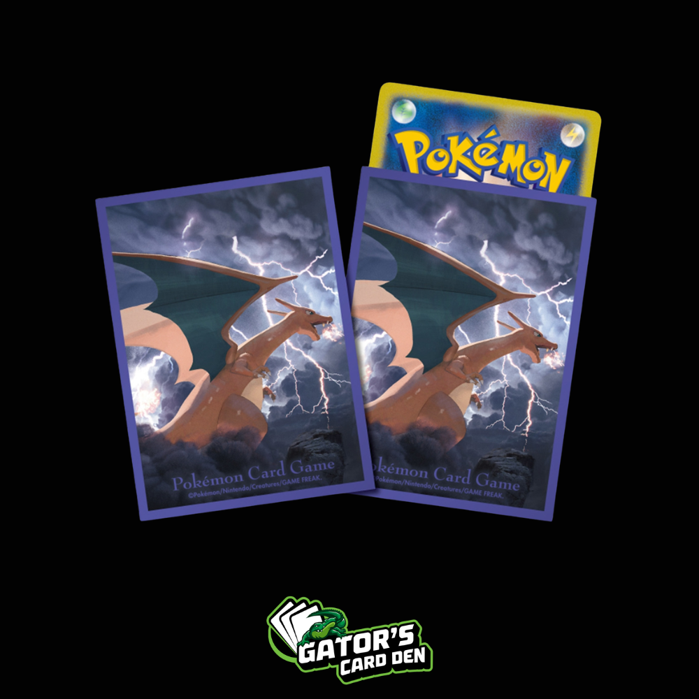 Pokemon TCG: Pokemon Center Japan Exclusive Card Sleeves - Soaring Charizard (64-Pack)