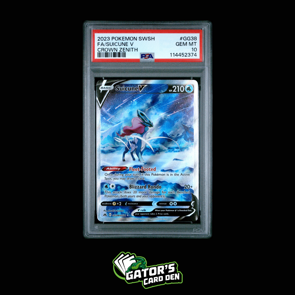 Suicune V #GG38 - Pokemon Sword & Shield Crown Zenith Galarian Gallery