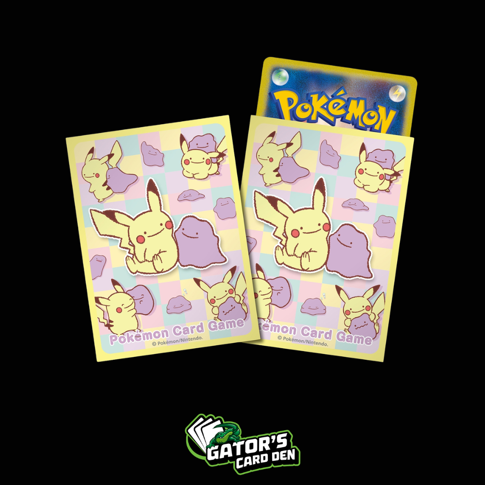 Pokemon TCG: Pokemon Center Japan Exclusive Card Sleeves - Transform! Ditto V2 (64-Pack)