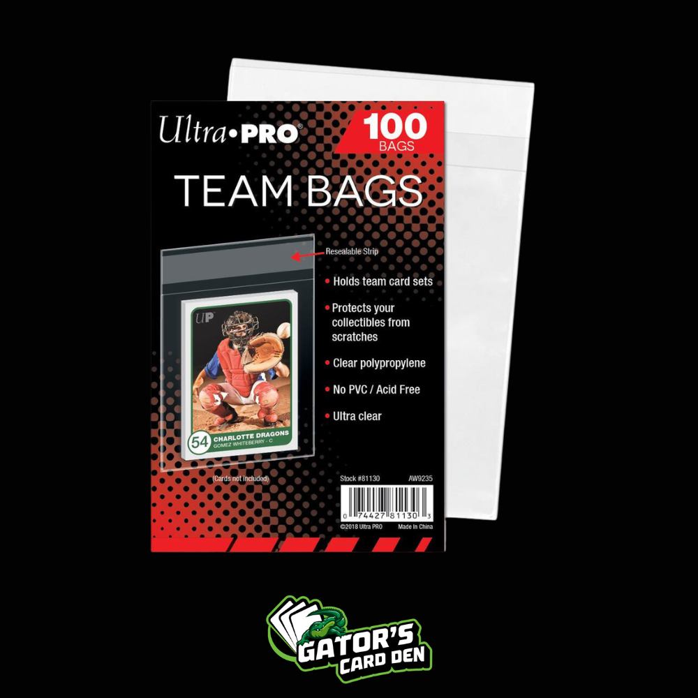 Ultra PRO Team Bags Resealable Sleeves (100ct)