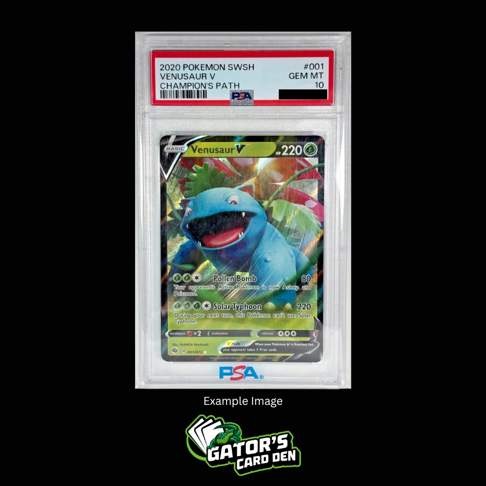 PSA 10 - Venusaur V #001 - Pokemon Champions Path