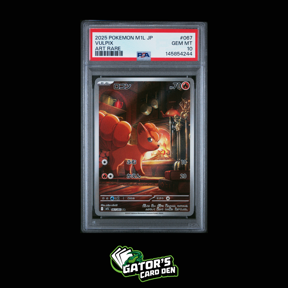 PSA 10 - Vulpix AR #067 - Pokemon Japanese Mega Brave