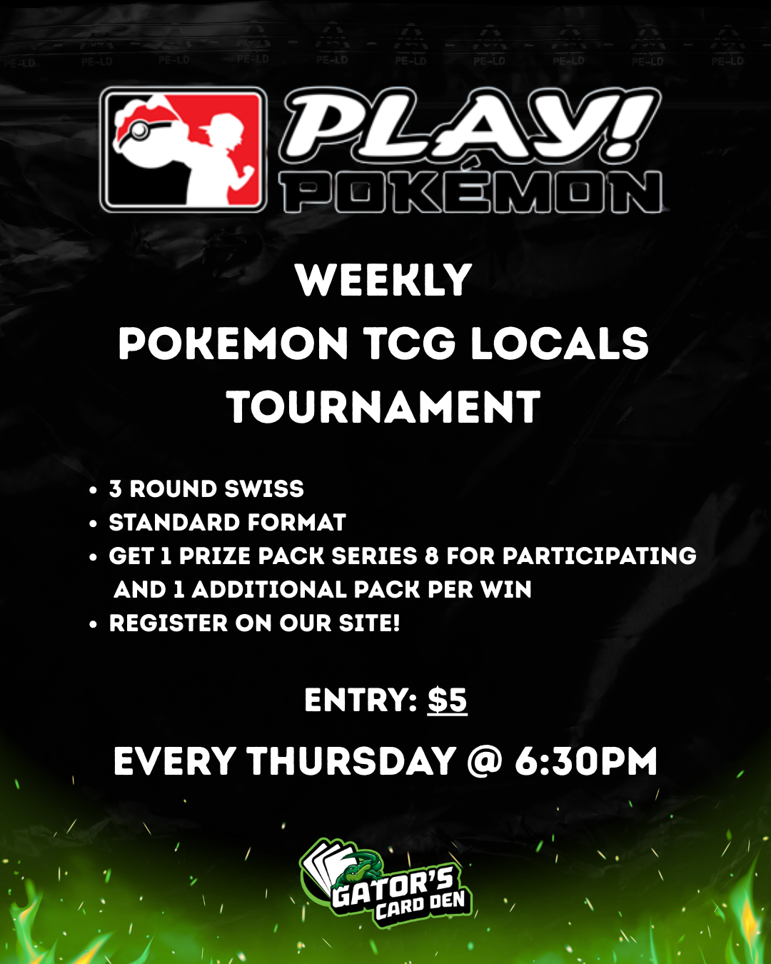 Pokemon TCG Locals Pre-registration - 2/26/2026 @ 6:30PM