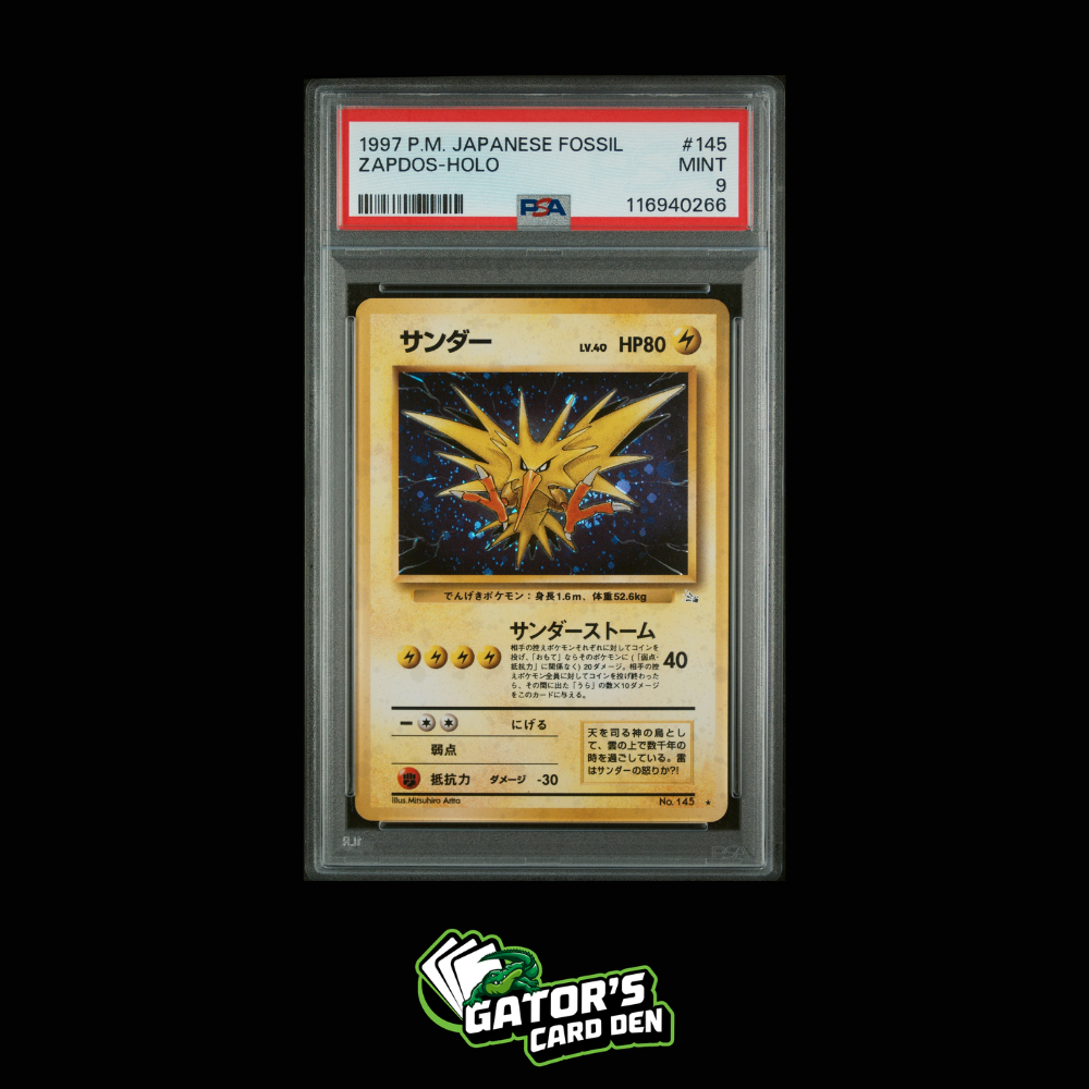 Zapdos Holo #145 - Pokemon Japanese Fossil