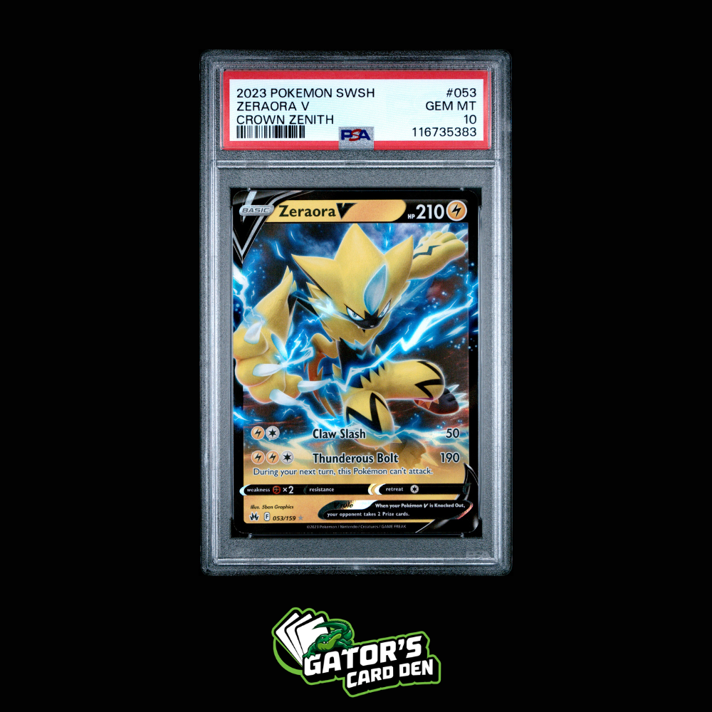 PSA 10 - Zeraora V #53 - Pokemon Crown Zenith
