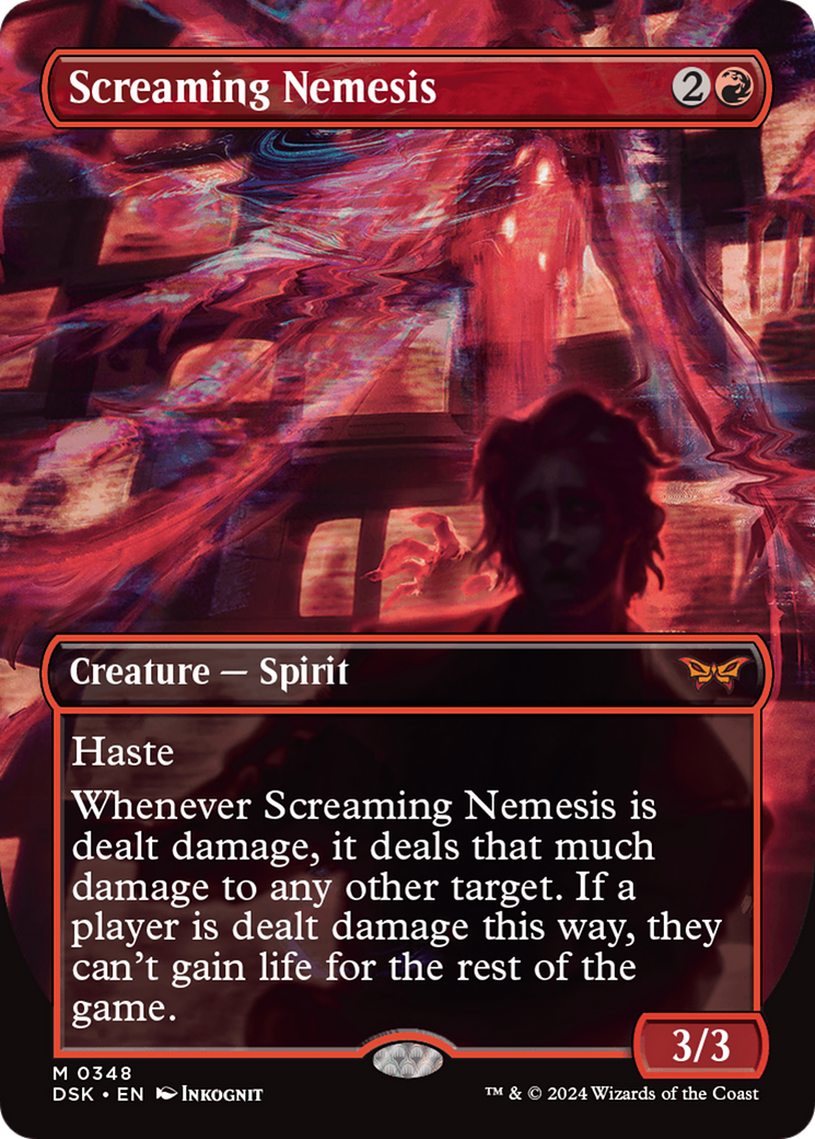 Screaming Nemesis (Borderless) (DSK-348) - Duskmourn: House of Horror (Borderless)