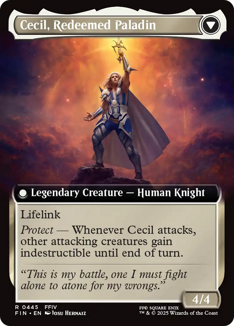 Cecil, Dark Knight (Extended Art) (FIN-445) - FINAL FANTASY: (Extended Art)