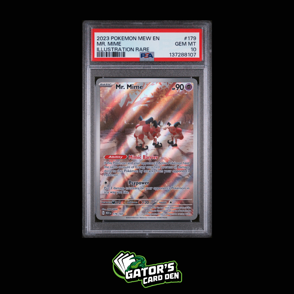 PSA 10 - Mr. Mime Illustration Rare #179 - Pokemon Scarlet & Violet 151