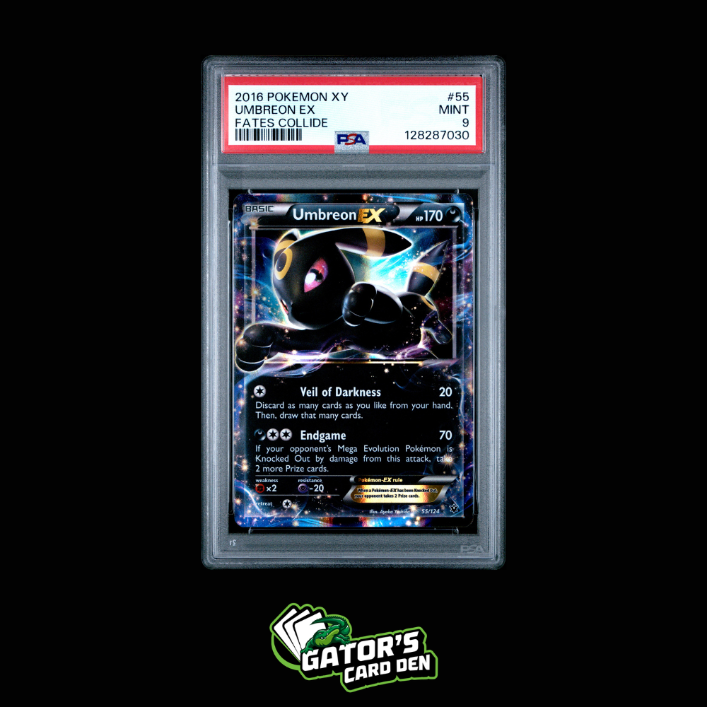 PSA 9 - Umbreon EX #55 - Pokemon Fates Collide