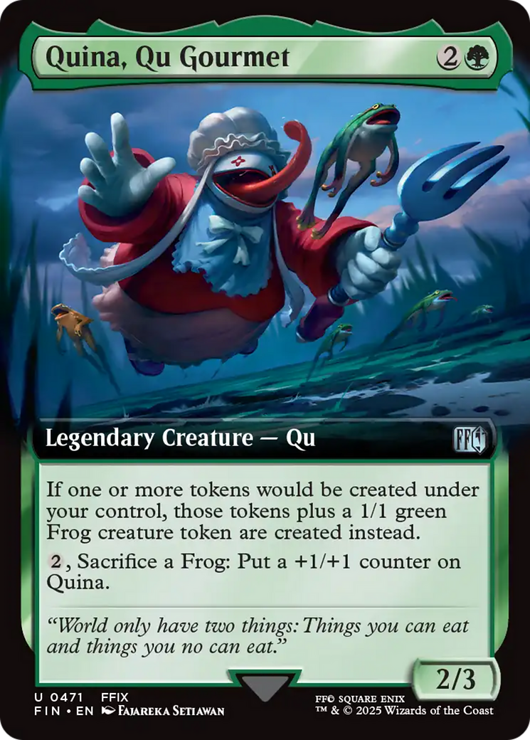 Quina, Qu Gourmet (Extended Art) (FIN-471) - FINAL FANTASY: (Extended Art) Foil
