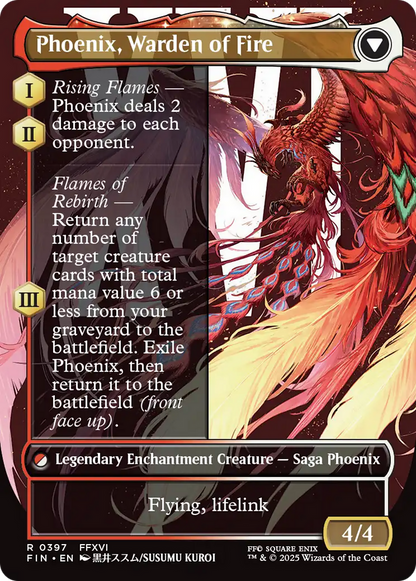 Joshua, Phoenix's Dominant (Borderless) (FIN-397) - FINAL FANTASY: (enchantment) (Borderless) Foil