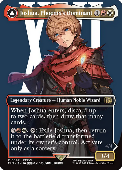 Joshua, Phoenix's Dominant (Borderless) (FIN-397) - FINAL FANTASY: (enchantment) (Borderless)