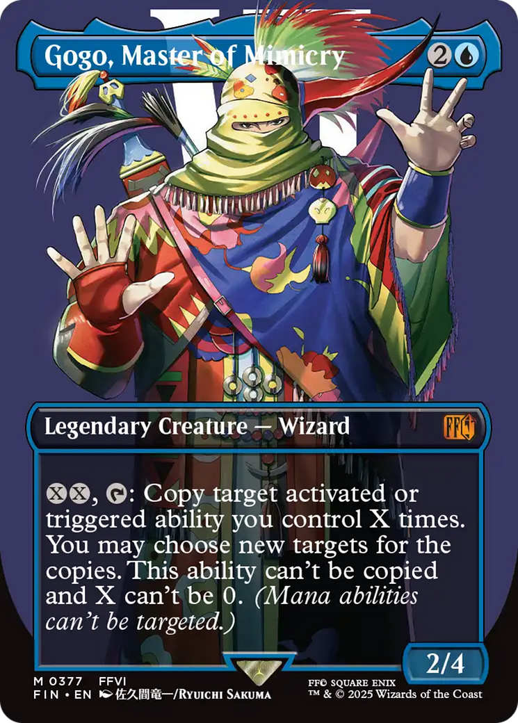 Gogo, Master of Mimicry (Borderless) (FIN-377) - FINAL FANTASY (Borderless) Foil
