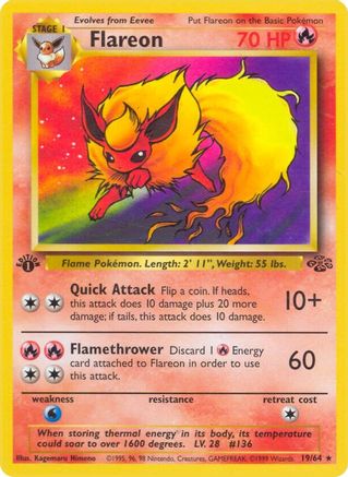 Flareon (19) 19/64 - Jungle Unlimited