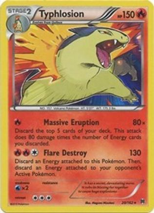 Typhlosion 20/162 - XY  BREAKthrough Holofoil