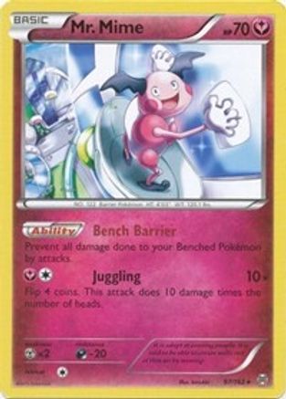 Mr. Mime 97/162 - XY  BREAKthrough Reverse Holofoil