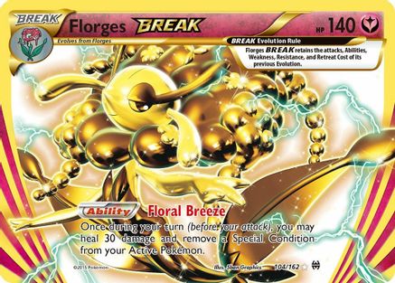 Florges BREAK 104/162 - XY  BREAKthrough Holofoil