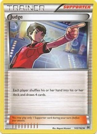 Judge 143/162 - XY  BREAKthrough Reverse Holofoil