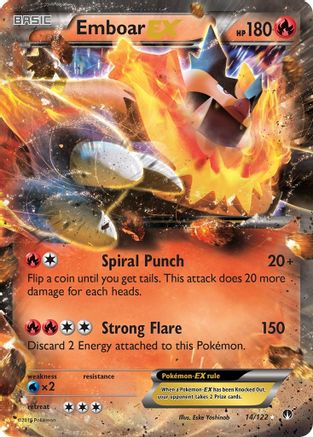 Emboar EX 14/122 - XY  BREAKpoint Holofoil