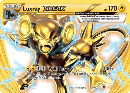 Luxray BREAK 47/122 - XY  BREAKpoint Holofoil