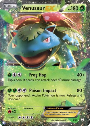 Venusaur EX 1/83 - Generations Holofoil