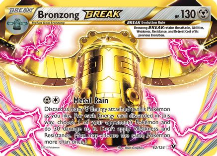 Bronzong BREAK 62/124 - XY  Fates Collide Holofoil