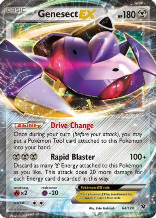 Genesect EX 64/124 - XY  Fates Collide Holofoil