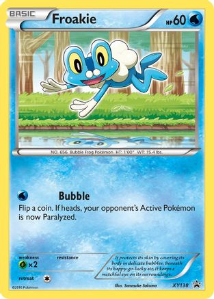 Froakie - XY138 XY138/211 - XY Promos Holofoil