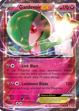 Gardevoir EX 78/114 - XY  Steam Siege Holofoil