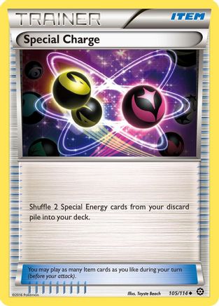 Special Charge 105/114 - XY  Steam Siege Reverse Holofoil