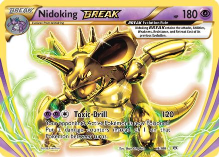 Nidoking BREAK 46/108 - XY  Evolutions Holofoil