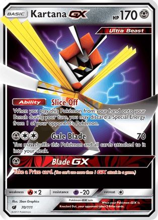 Kartana GX 70/111 - SM  Crimson Invasion Holofoil