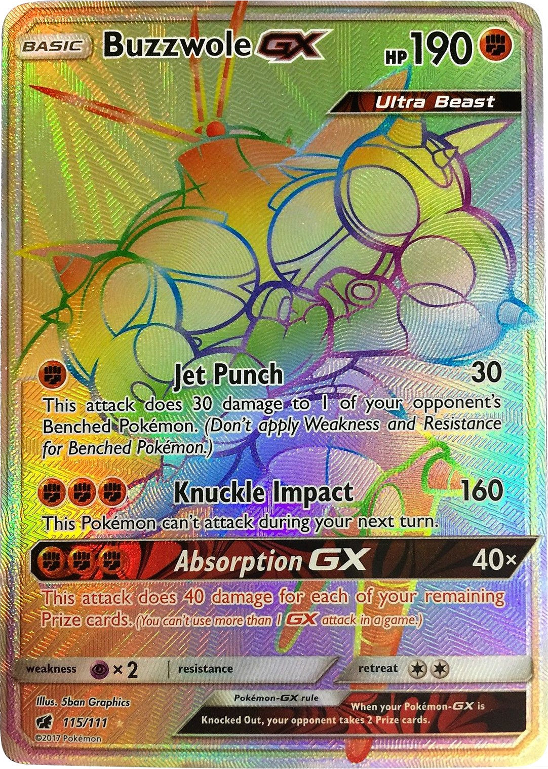 Buzzwole GX (Secret)