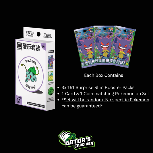 Pokemon TCG: 151 Surprise Coin Set Box (S-Chinese)