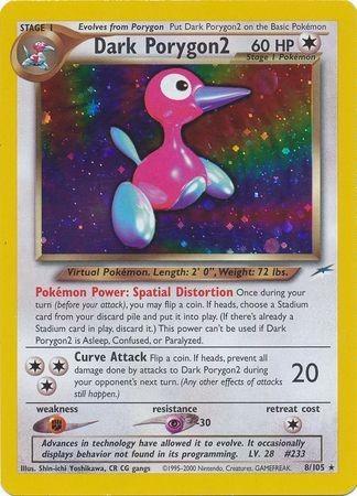 Dark Porygon2 8/105 - Neo Destiny Unlimited Holofoil