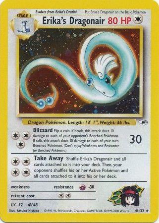 Erika's Dragonair 4/132 - Gym Heroes Unlimited Holofoil