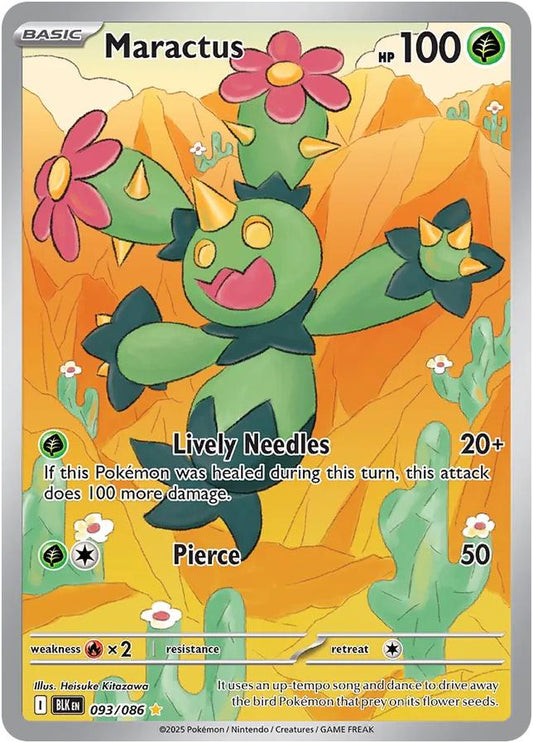 Maractus - 093/086 93 - SV Black Bolt Holofoil
