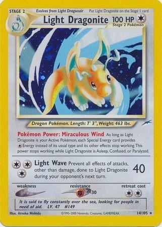Light Dragonite 14/105 - Neo Destiny 1st Edition Holofoil