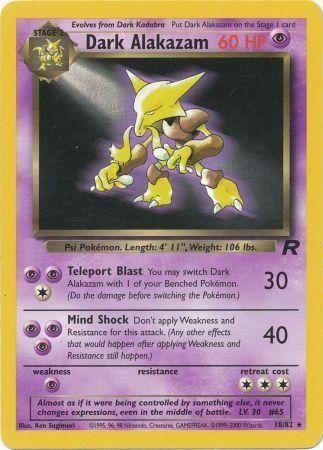 Dark Alakazam (18) 18/82 - Team Rocket Unlimited