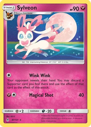 Sylveon 87/131 - SM  Forbidden Light