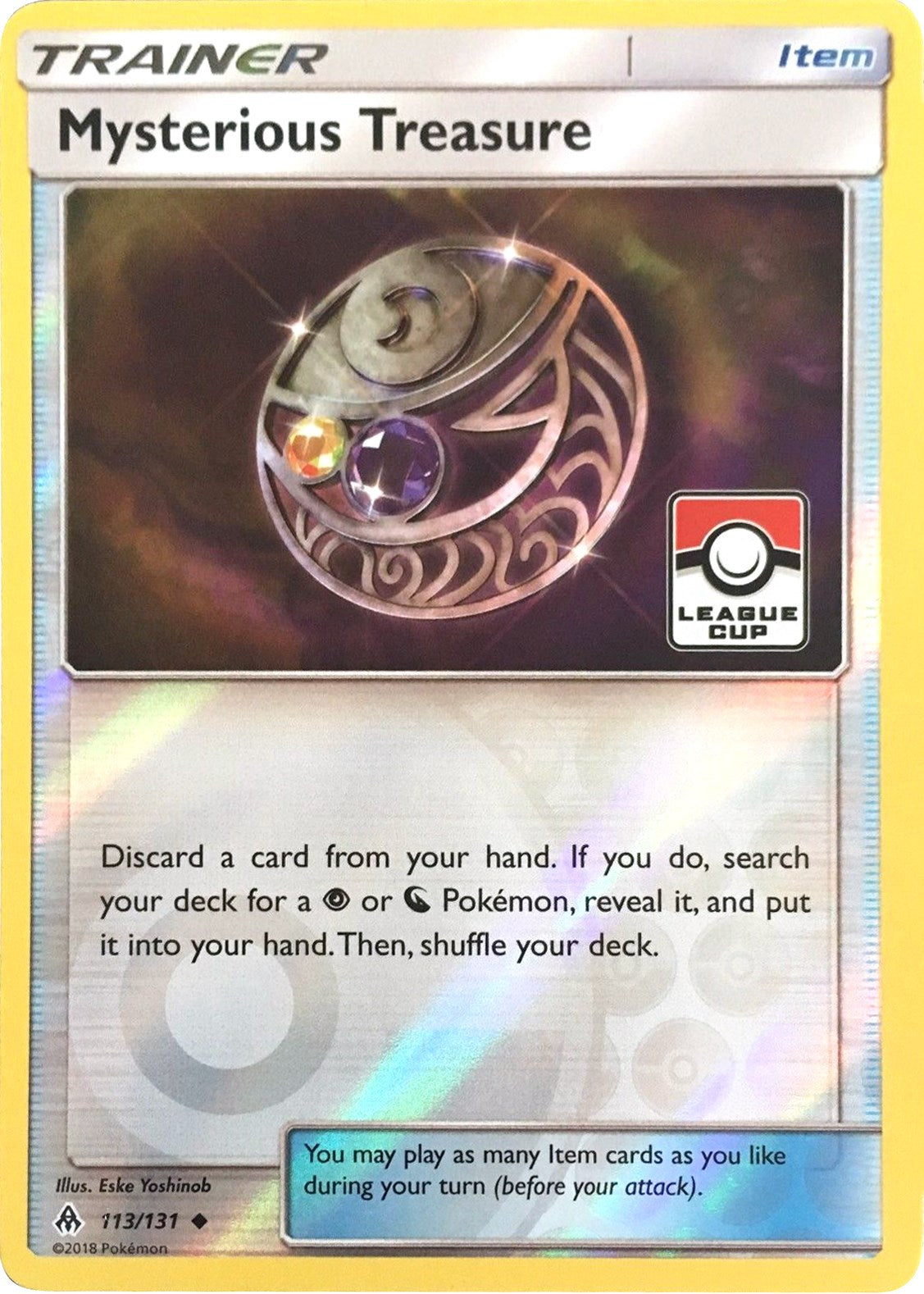 Mysterious Treasure - 113/131 (League Cup)