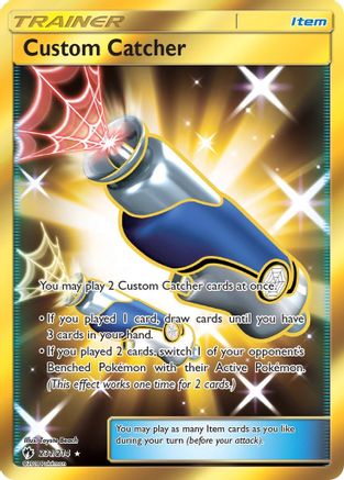 Custom Catcher (Secret) 231/214 - SM  Lost Thunder Holofoil