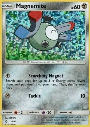 Magnemite - 8/12 8/12 - McDonalds Promos 2018 Holofoil