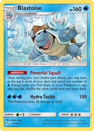 Blastoise 25/181 - SM  Team Up
