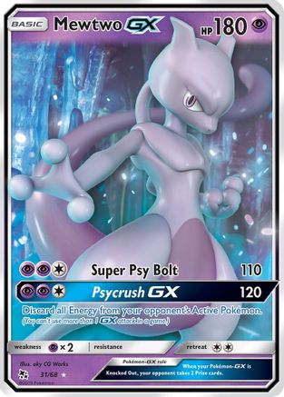 Mewtwo GX 31/68 - Hidden Fates Holofoil