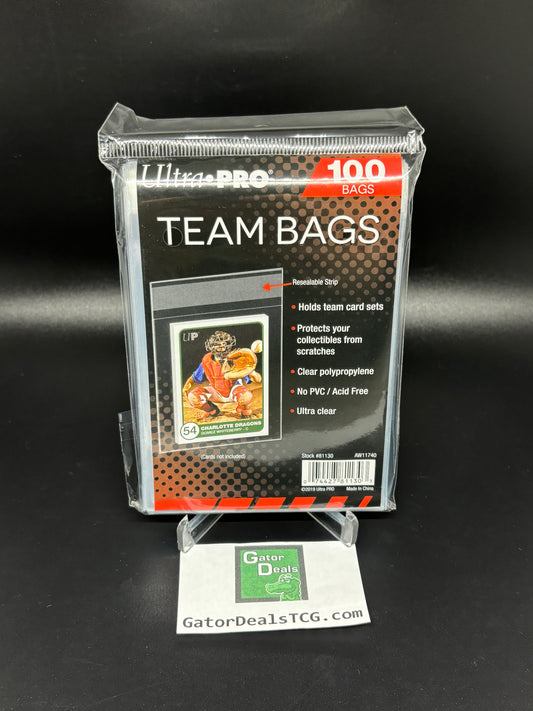 Ultra PRO Team Bags Resealable Sleeves (100ct)